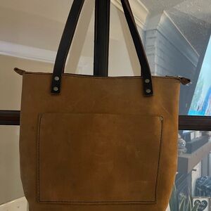 Portland Leather Small Tote Bag